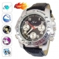 720P HD 1280x720 Waterproof Sport Watch DVR with 4G Memory, Stainless Steel Casing, Hidden Camera